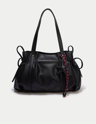 Sac port&eacute; &eacute;paule noir femme
