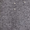 Pull avec perles gris fonc&eacute; femme