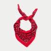 Foulard rouge femme