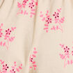 Short flare avec broderie rose femme