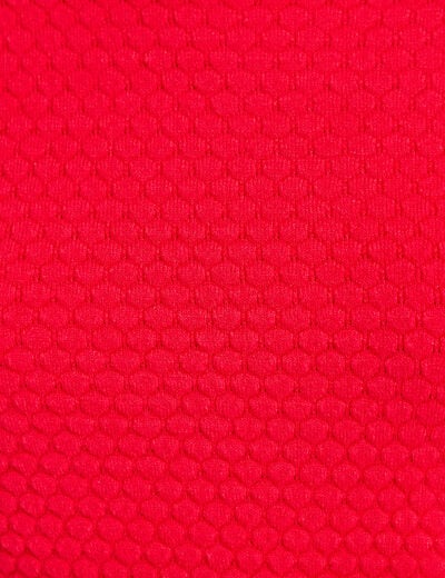 Pull col bateau rouge femme