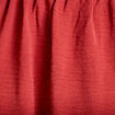 Robe courte &eacute;vas&eacute;e col v manches courtes vieux rose femme