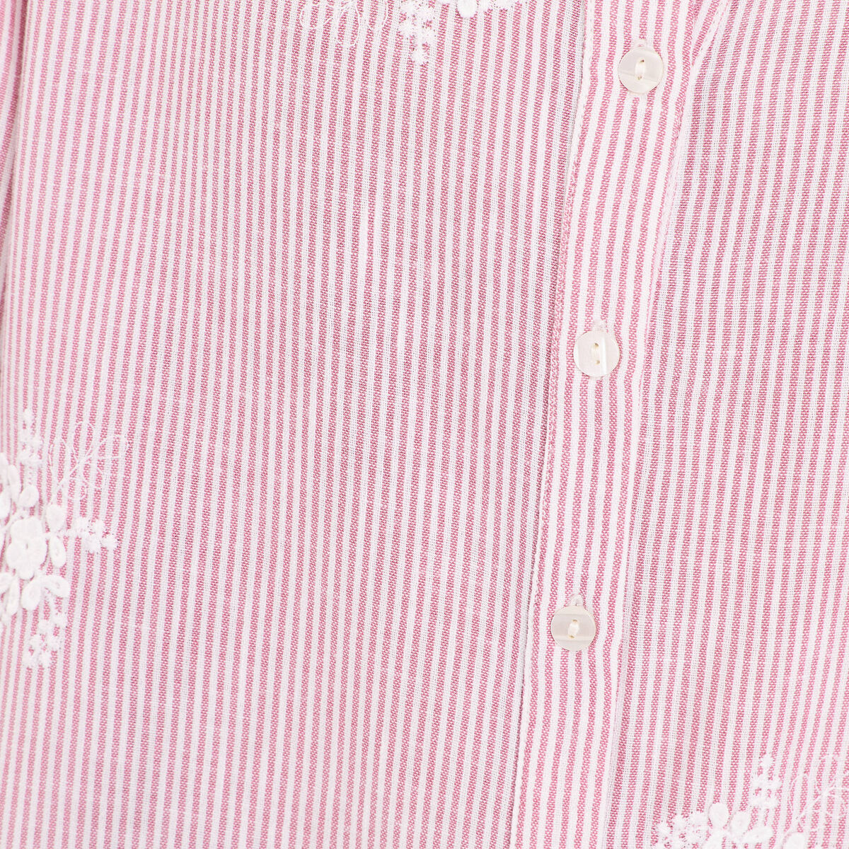Blouse col tunisien rouge femme