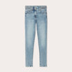 Jeans skinny push-up taille haute denim double stone femme