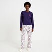 Lot de 2 pyjamas manches longues blanc femme