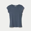 T-shirt manches courtes gris femme