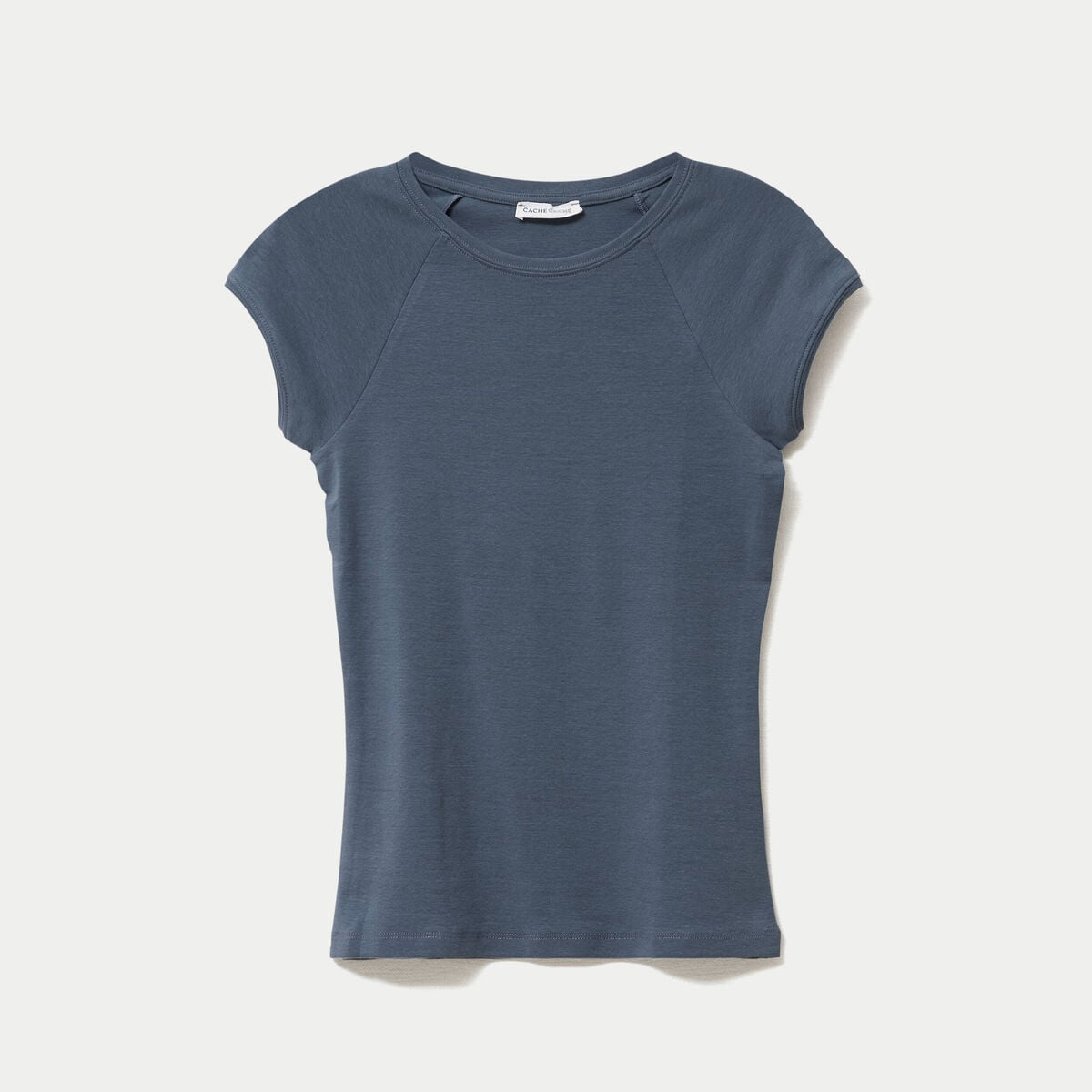 T-shirt manches courtes gris femme