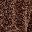 Manteau fausse fourrure marron femme