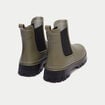 Bottines vert kaki femme