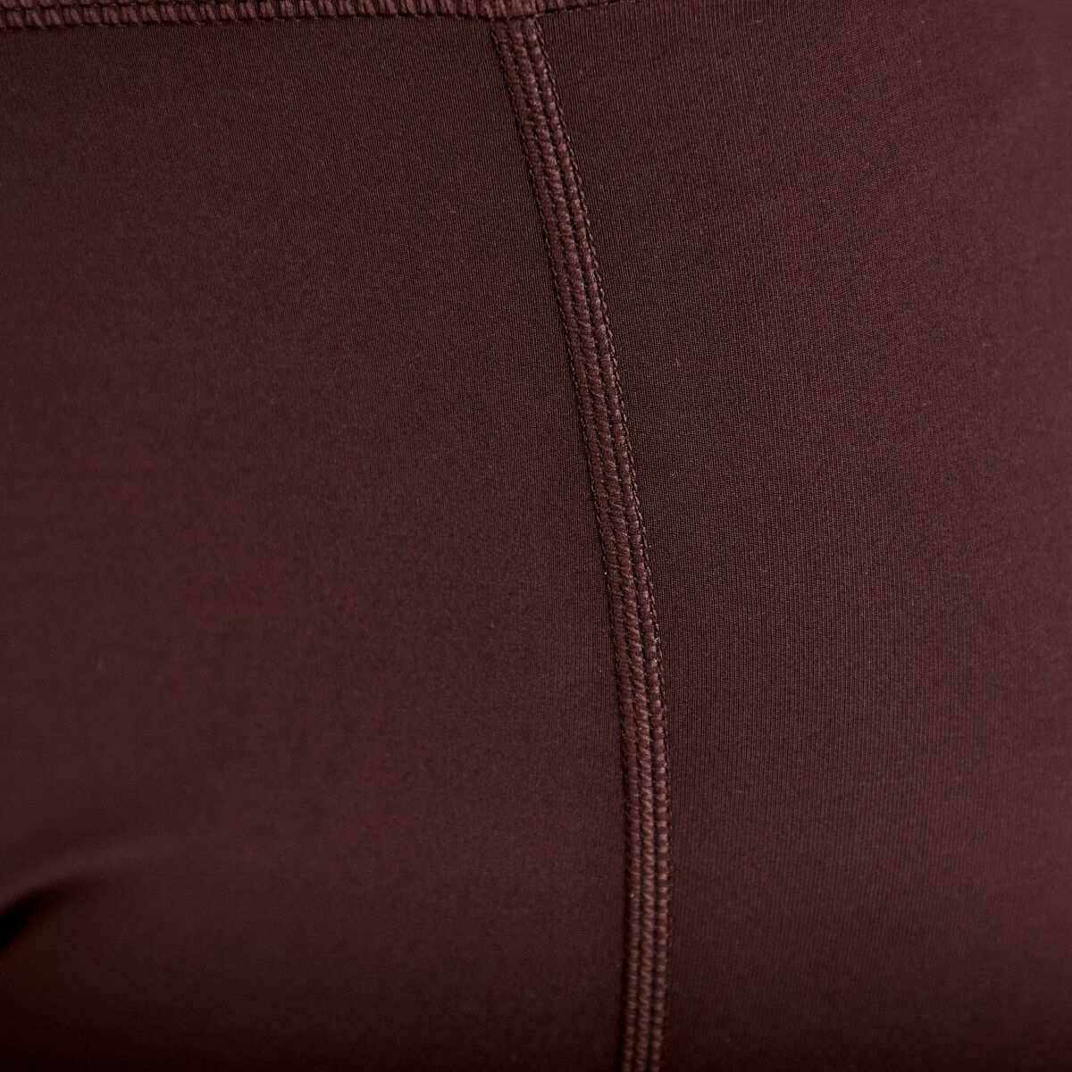 Legging taille haute marron fonc&eacute; femme