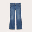 Jean bootcut taille basse denim double stone femme