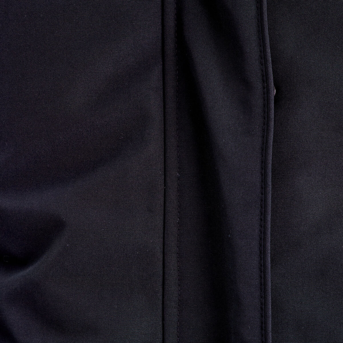 Parka &agrave; capuche fausse fourrure noir femme
