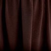 Robe courte &eacute;vas&eacute;e col v manches 3/4 marron fonc&eacute; femme