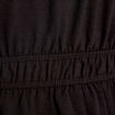 Robe &eacute;vas&eacute;e manches 3/4 noir femme