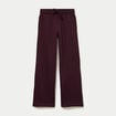 Pantalon large style jogging prune femme
