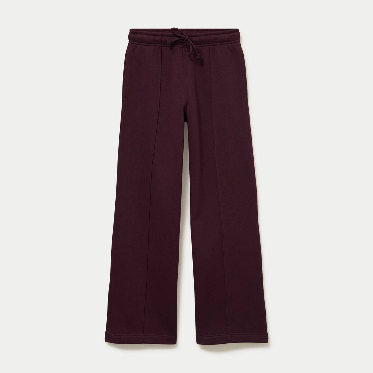 Pantalon large style jogging prune femme