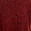 Pull d&eacute;tail dentelle orange fonc&eacute; femme