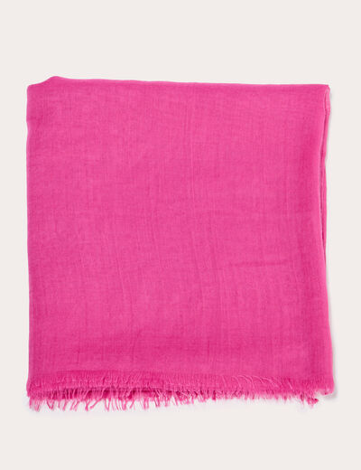 Foulard rose fushia femme