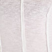 T-shirt cintr&eacute; col rond manches longues blanc femme