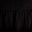 Robe &eacute;vas&eacute;e col v manches longues noir femme
