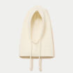 Cagoule ivoire femme