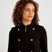 Veste officier noir femme