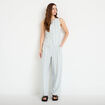 Pantalon large blanc femme