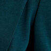 Veste blazer cintr&eacute;e vert fonc&eacute; femme