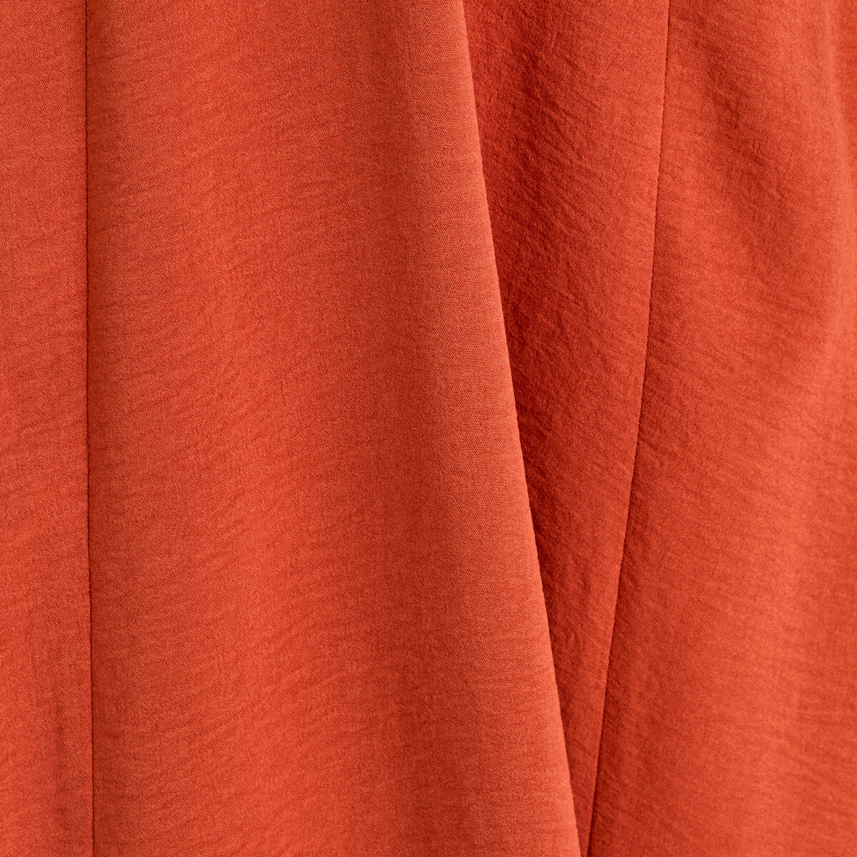 Robe longue &eacute;vas&eacute;e fendue orange fonc&eacute; femme