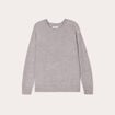Pull manches longues gris clair femme