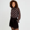 Short en dentelle noir femme