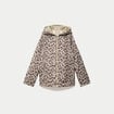 Parka r&eacute;versible &agrave; capuche couleur or femme