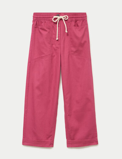 Pantalon taille standard prune femme
