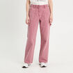 Jean wide leg carpenter vieux rose femme