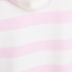 Pull &agrave; capuche manches longues rose poudr&eacute;e femme