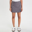 Jupe-short &eacute;vas&eacute;e gris femme