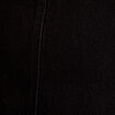 Jupe-short trap&egrave;ze en jean denim noir femme