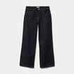 Jeans droit taille basse denim brut clean femme