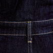 Combinaison jean large sans manches denim brut femme