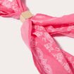 Foulard rose clair femme