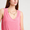 D&eacute;bardeur cintr&eacute; rose femme