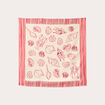 Foulard ecru femme