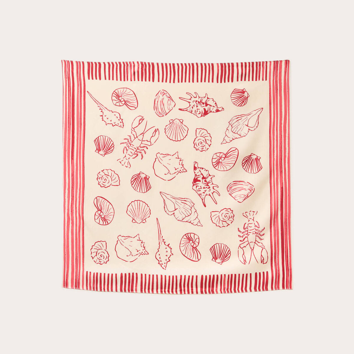 Foulard ecru femme