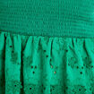 Top bi-mati&egrave;re &agrave; bretelles vert femme