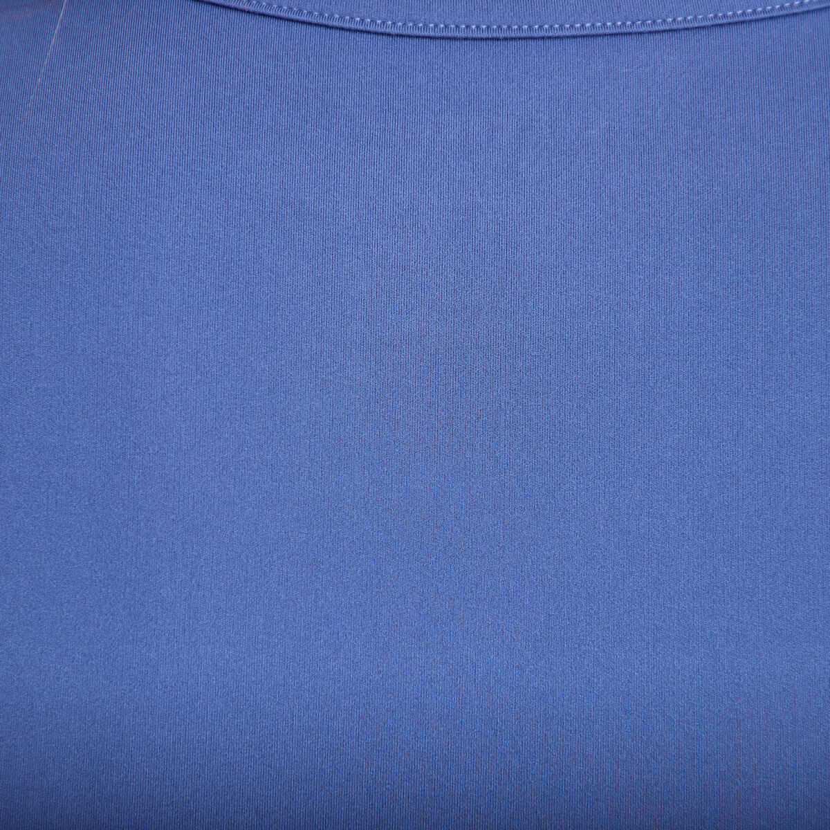 D&eacute;bardeur col rond activewear bleu fonc&eacute; femme