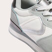 Sneakers plates bleu canard femme