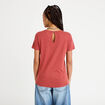T-shirt manches courtes vieux rose femme