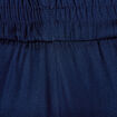 Pantalon large taille standard bleu marine femme