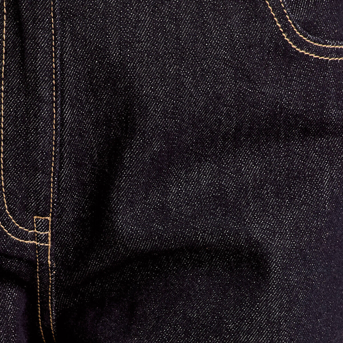 Jean barrel cropped taille standard denim brut femme