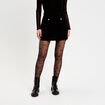 Jupe-short courte noir femme